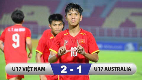 U17 Việt Nam 2-1 U17 Australia: Ngược dòng vào chung kết